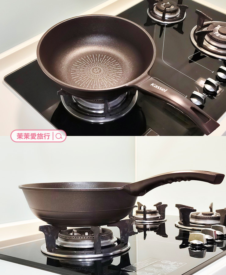 韓國Kassel鑽石不沾輕量鑄造深炒鍋